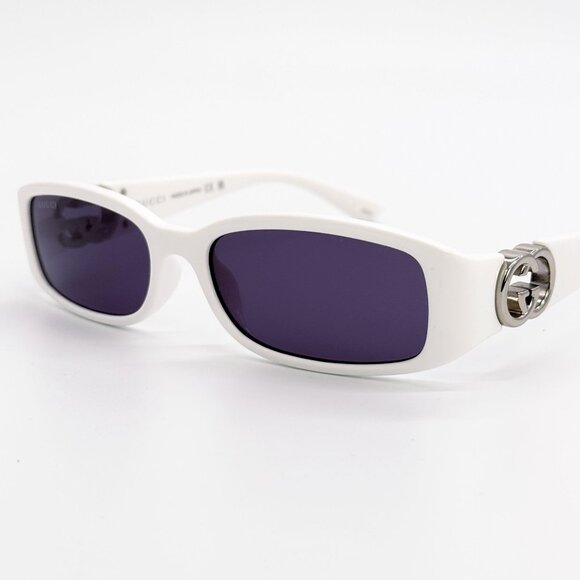 NEW GUCCI SUNGLASSES GG1661S 003 WHITE WOMEN EYEWEAR GUCCI - Picture 5 of 10